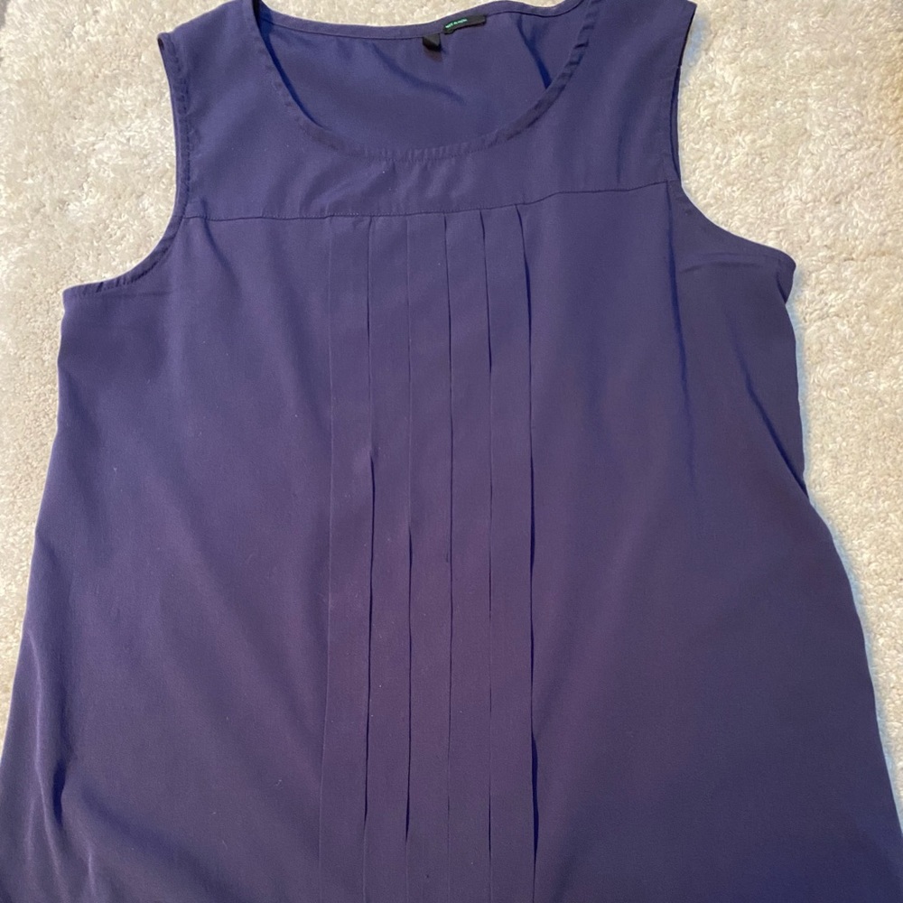 Pleated tank